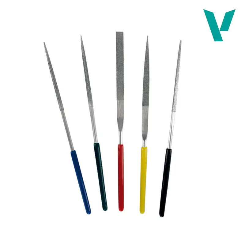 Mini Diamond File Vallejo: Set of 5 Mini Diamond Files (100 mm)