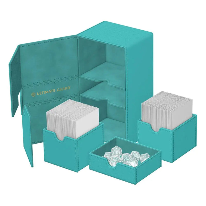 Ultimate Guard: Twin Flip n Tray 200+ Xenoskin - Lagoon