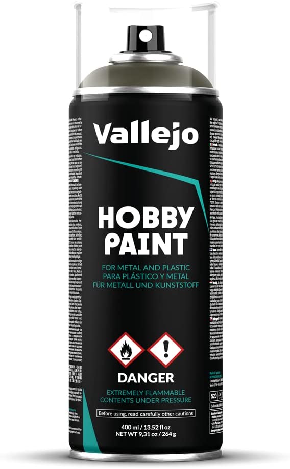 Vallejo Hobby Paint Spray Can - Russian Green 4BO