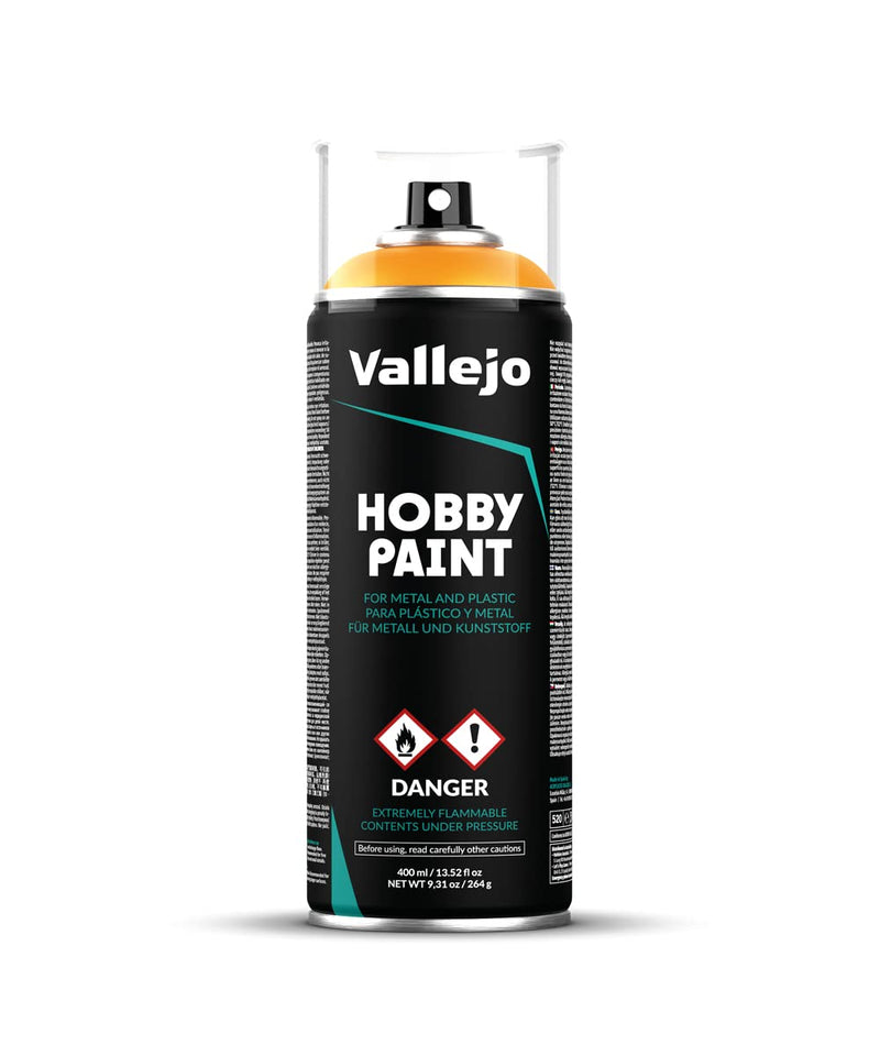 Vallejo Hobby Paint Spray Can - Sun Yellow