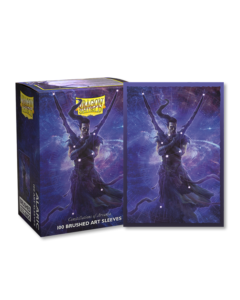 Dragon Shield Standard size Brushed Art Sleeves Constellations: Alaric (100 Sleeves)