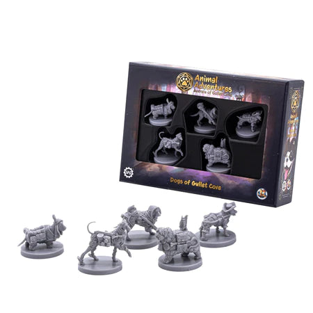 Animal Adventures RPG Dogs of Gullet Cove Miniatures