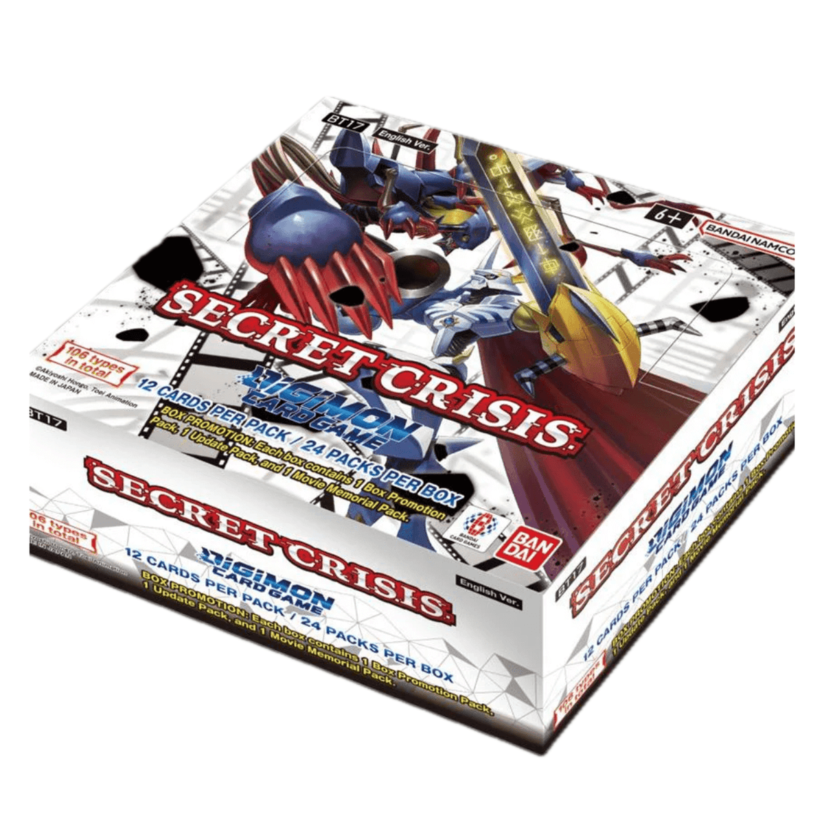 bt17 digimon booster box Card Game: Secret Crisis English version exclusive Custom Yu-Gi-Oh card printing Size:13