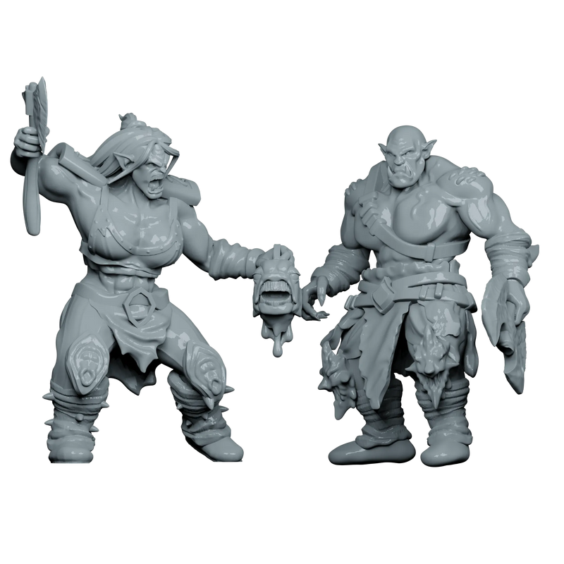 Fireball Figurines: Adventurers Duo Miniatures