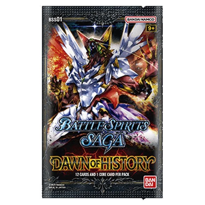 Battle Spirits Saga BSS01 Dawn of History Booster Pack (12 cards)