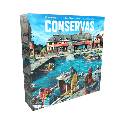 Conservas a challenging solo bag building board game