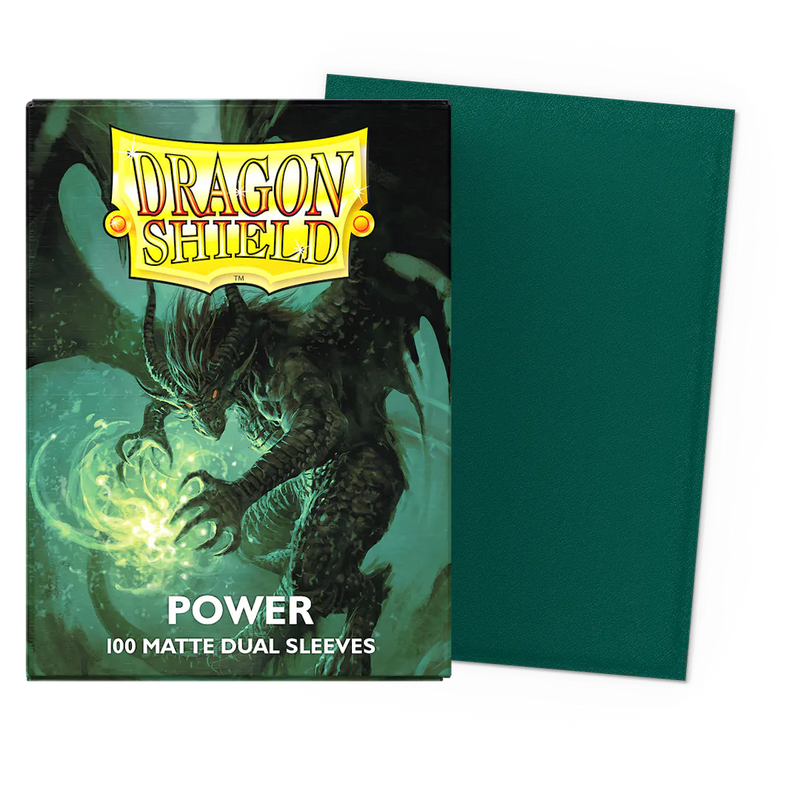 Dragon Shield Standard size Dual Matte Sleeves Power (100 Sleeves)