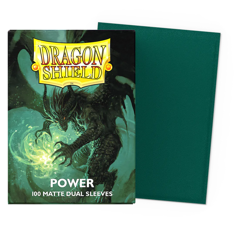 Dragon Shield: Standard Size Matte Dual Sleeves - Power (100pcs)