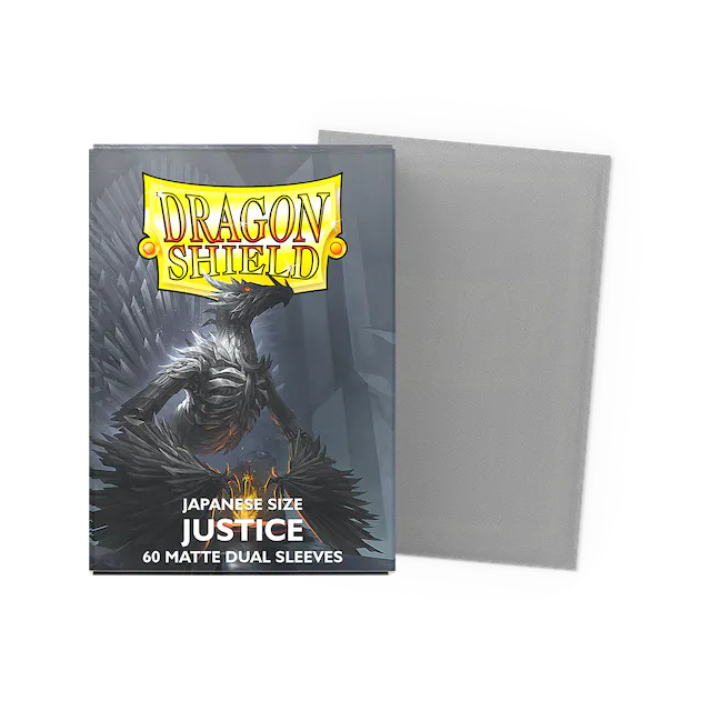 Dragon Shield: Japanese Size Matte Dual Sleeves - Justice (60pcs)