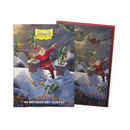 Standardni brušeni umjetnički rukavi Dragon Shield - Božić 2023. (100 rukava)