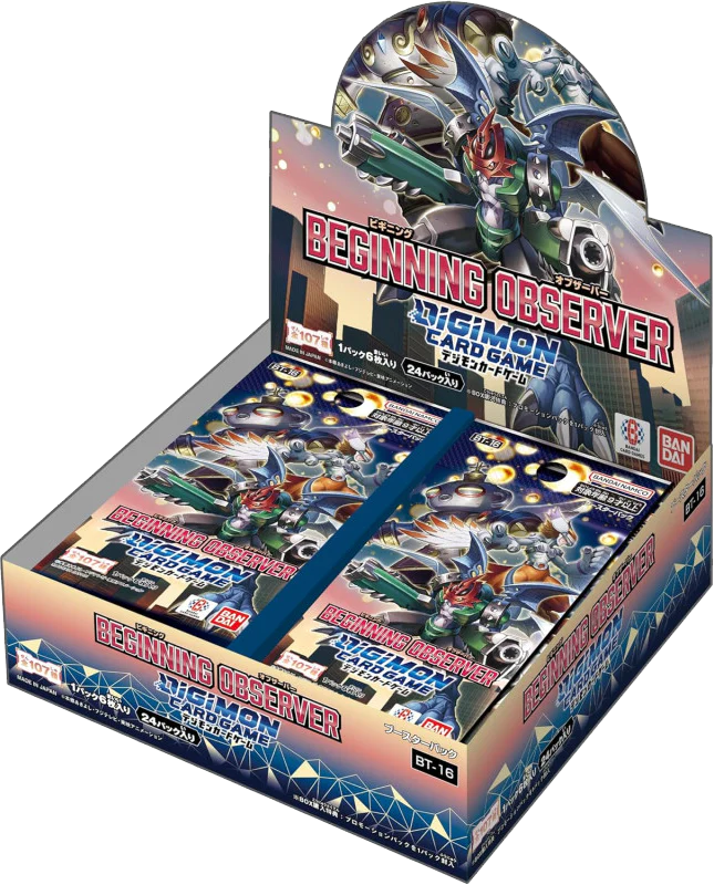 Digimon Card Game: Beginning Observer - Booster Box BT16 (24 packs)