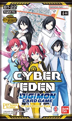 Digimon Card Game: Cyber Eden - Booster Pack BT22
