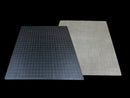 Chessex Battlemat: 2-Color Vinyl Game Mat - Black & Gray (square pattern)