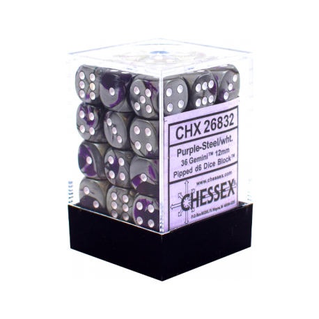 Chessex 12 mm d6 blokovi kockica (36 kockica)