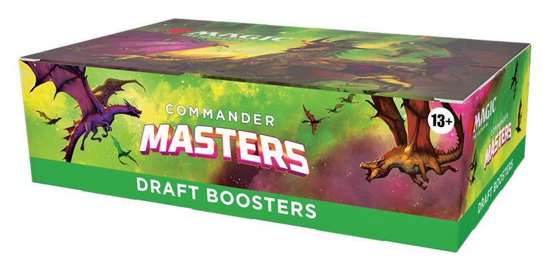 mtg commander masters booster box MTG Commander Masters Draft Booster Box (24 Packs)