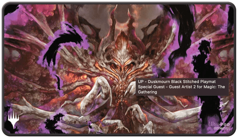 Ultra PRO x MTG: Duskmourn - Damnation Stitched Playmat