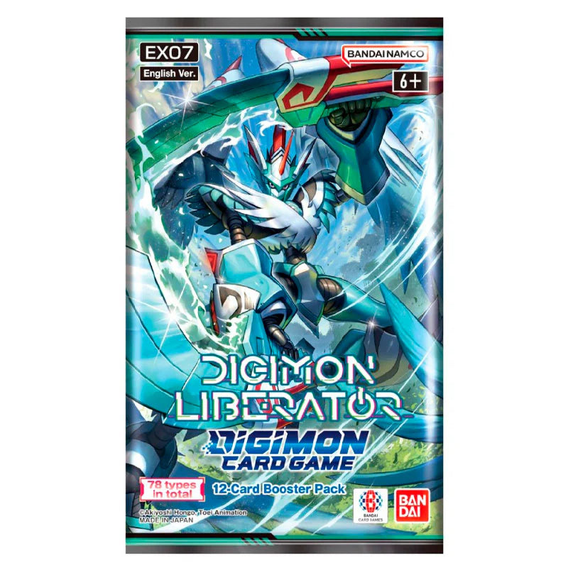 Digimon Card Game: Digimon Liberator - Booster Pack EX07 (12 cards)