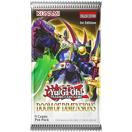 Yu-Gi-Oh! Doom of Dimensions - Booster Pack (9 cards)