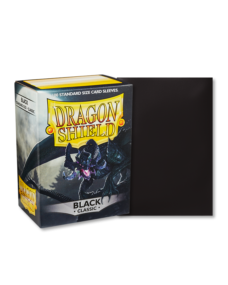 Dragon Shield Classic Standard Size Sleeves Black (100pcs)