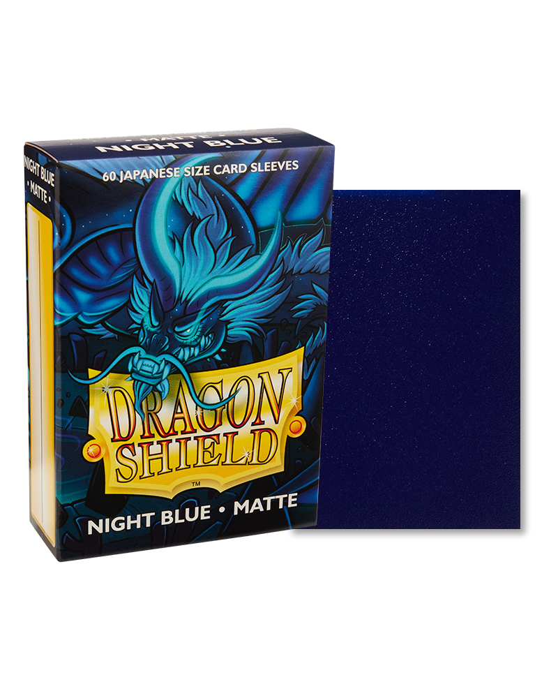Dragon Shield Matte Japanski rukavi Midnight Blue (60 kom)