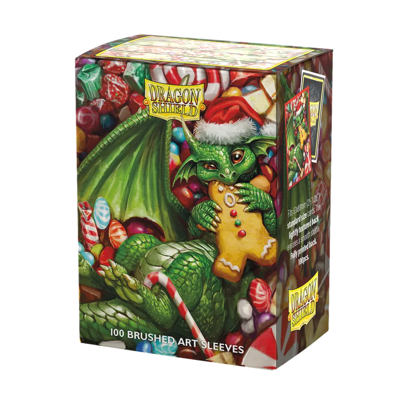 Dragon Shield: Standard Size Brushed Art Sleeves - Christmas 2024