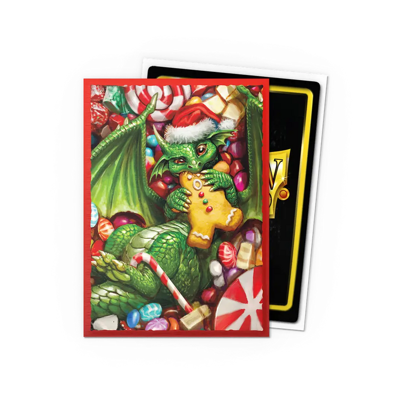 Dragon Shield: Standard Size Brushed Art Sleeves - Christmas 2024