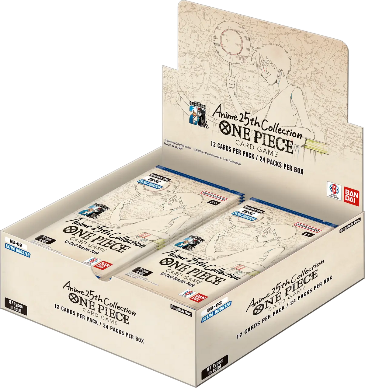 One Piece: Anime 25th Collection - Booster Box (24 packs)