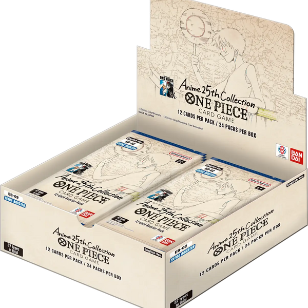One Piece: Anime 25th Collection - Booster Box (24 packs) One Piece: Anime 25th Collection - Booster Box (24 packs)