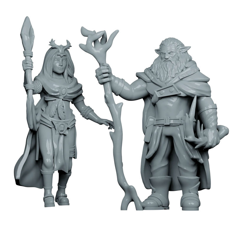 Fireball Figurines: Adventurers Duo Miniatures