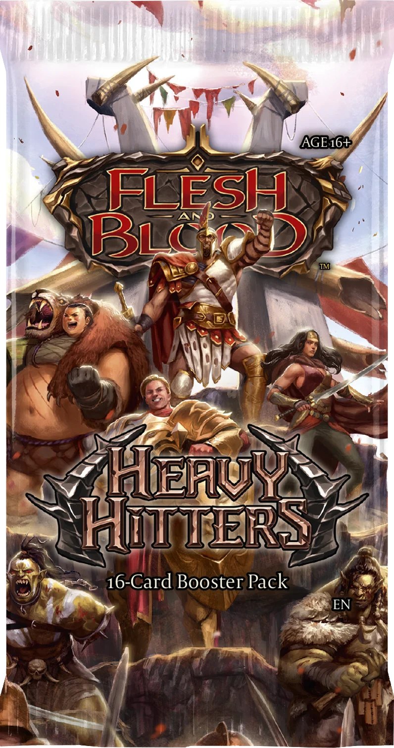 Flesh and Blood Heavy Hitters Booster Pack (16 Cards)