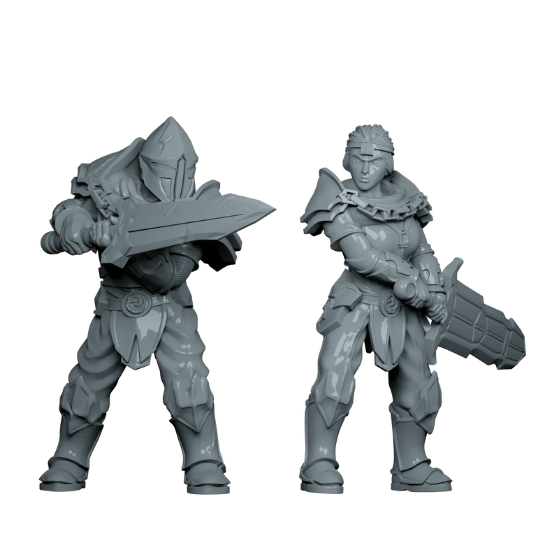 Fireball Figurines: Adventurers Duo Miniatures