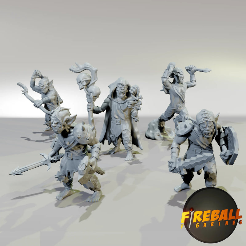 Fireball Figurines: NPC 5-pack Miniatures