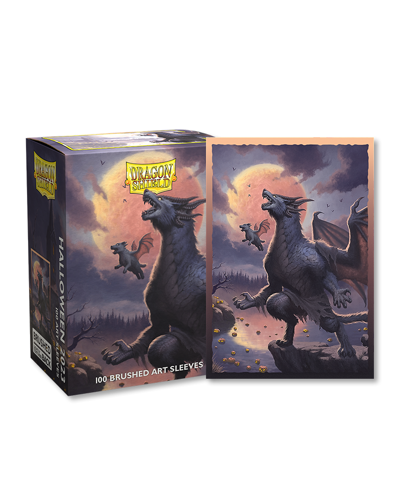 Dragon Shield Standard size Brushed Art Halloween 2023 (100 Sleeves)