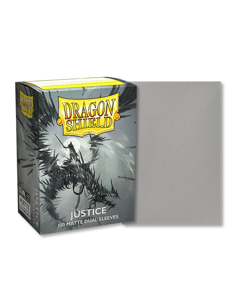 Dragon Shield Standard size Dual Matte Sleeves Justice (100 Sleeves)