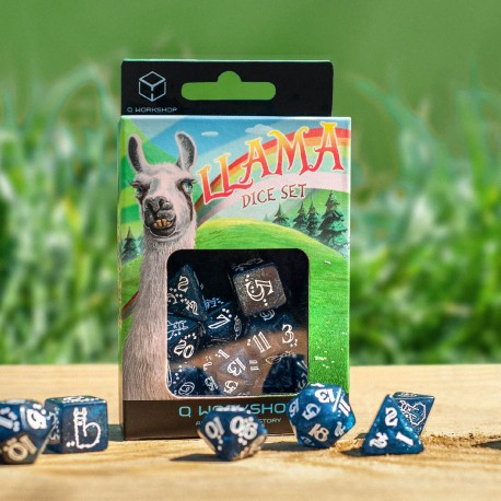 Q Workshop: Llama Dice Set (7pcs)