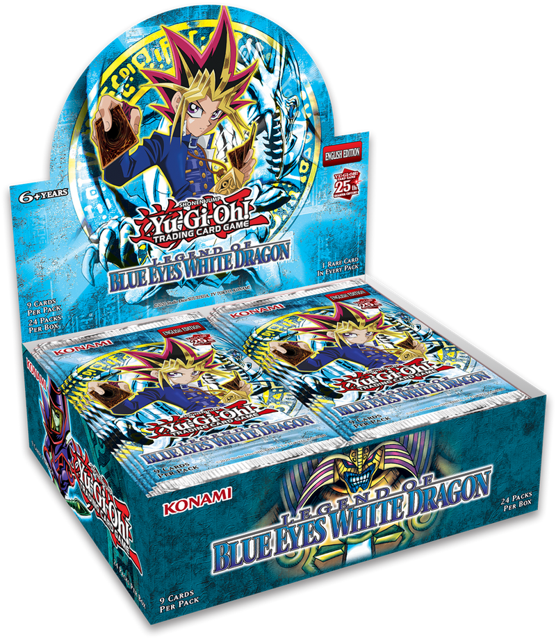 Yu-Gi-Oh! 25. godišnjica legende o Blue-Eyes White Dragon booster kutiji (24 paketa)