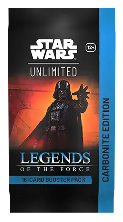Star Wars Unlimited: Legends of the Force - Carbonite Booster Pack (16 cards)