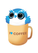 Magic Omens Merch: Tote Bag - Coffee Owl