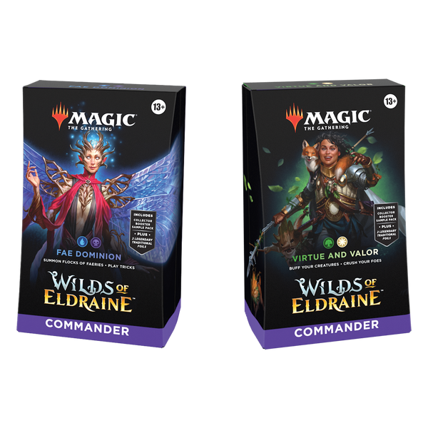 mtg fae dominion commander deck NEW Wilds of Eldraine Magic The Gathering Sealed Wilds of Eldraine Magic the