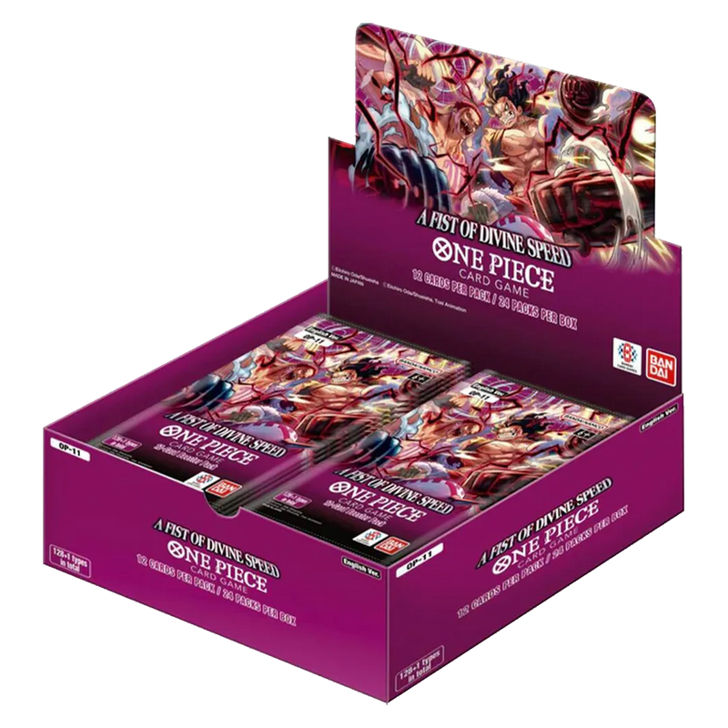 One Piece Card Game: A Fist of Divine Speed - Booster Box (24 packs) OP11