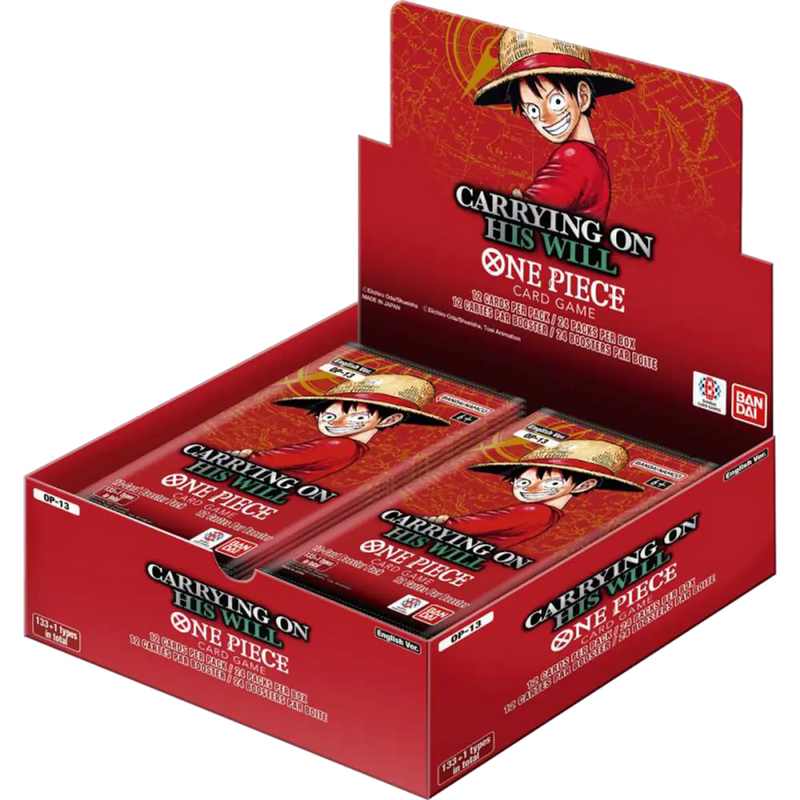 One Piece Card Game: Carrying on his Will - Booster Box (24 packs) OP13