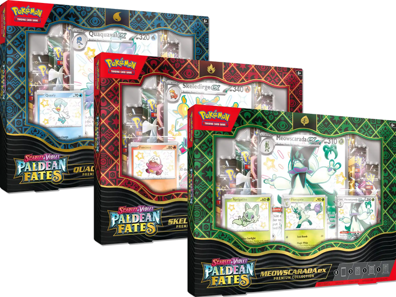 Pokemon TCG Paldean Fates Premium Collection | three options Pokemon TCG Paldean Fates Premium Collection | three options