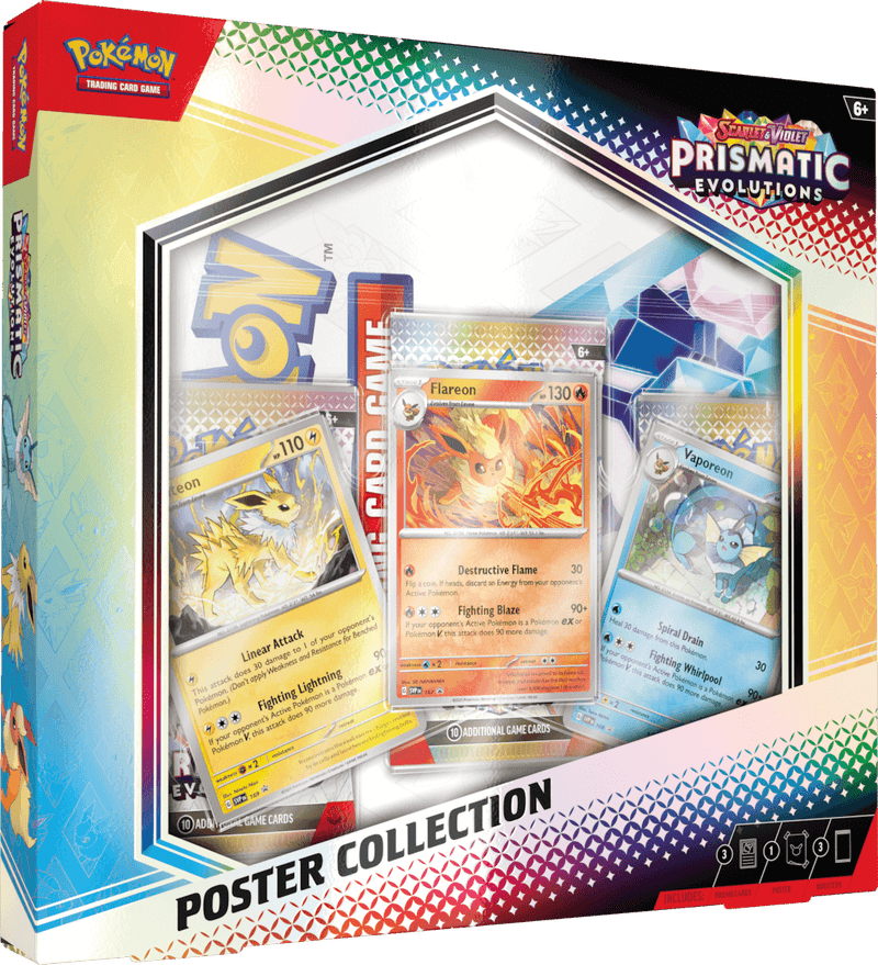 Pokemon TCG: Prismatic Evolutions - Poster Collection