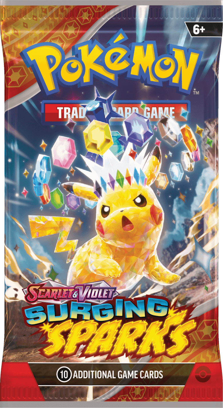 Pokemon TCG: Surging Sparks - Booster Pack (10 cards)