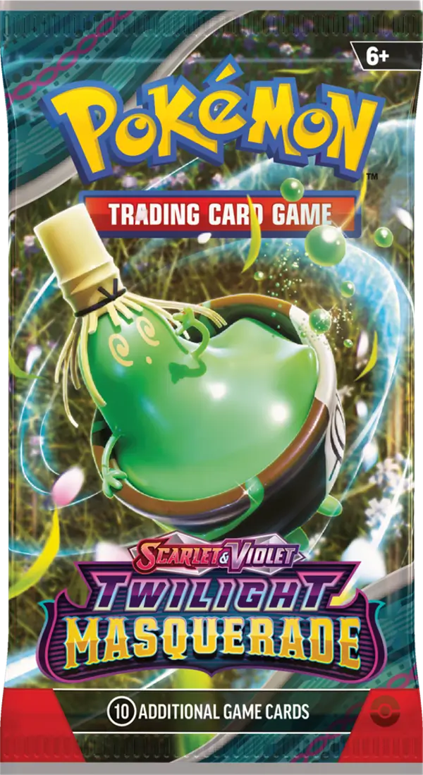 Pokemon TCG Twilight Masquerade Booster Pack (10 cards)