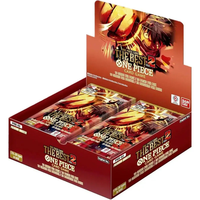 One Piece Card Game: The Best Vol. 2 - Premium Booster Box (20 packs) PRB02