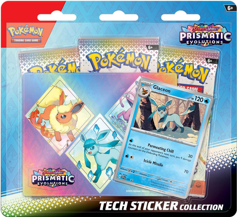 Pokemon TCG: Prismatic Evolutions - Tech Sticker Collection