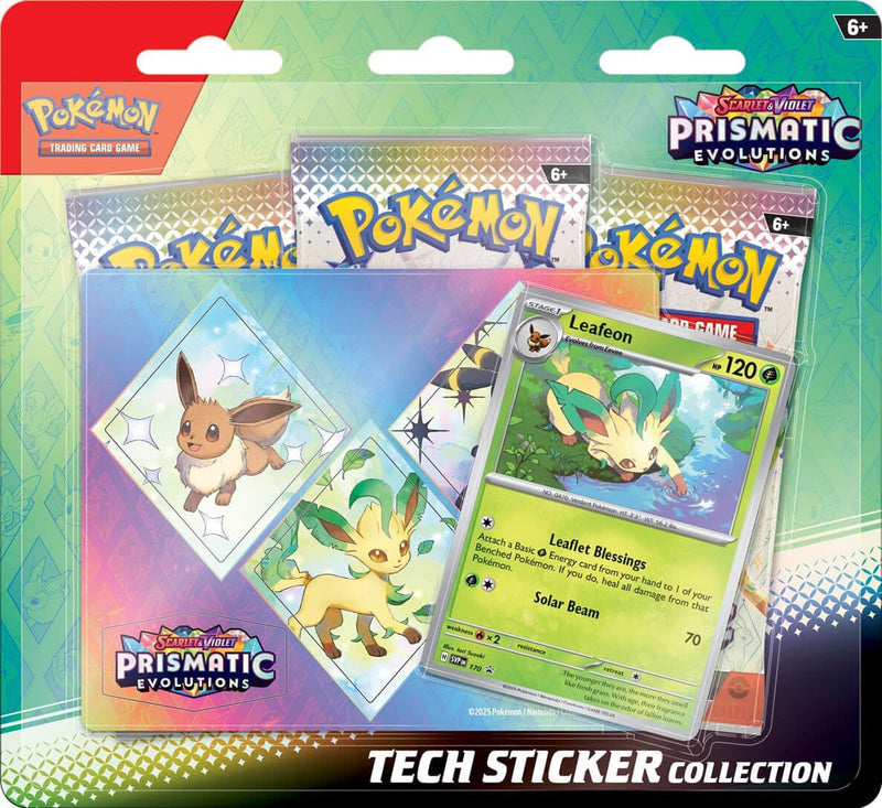 Pokemon TCG: Prismatic Evolutions - Tech Sticker Collection