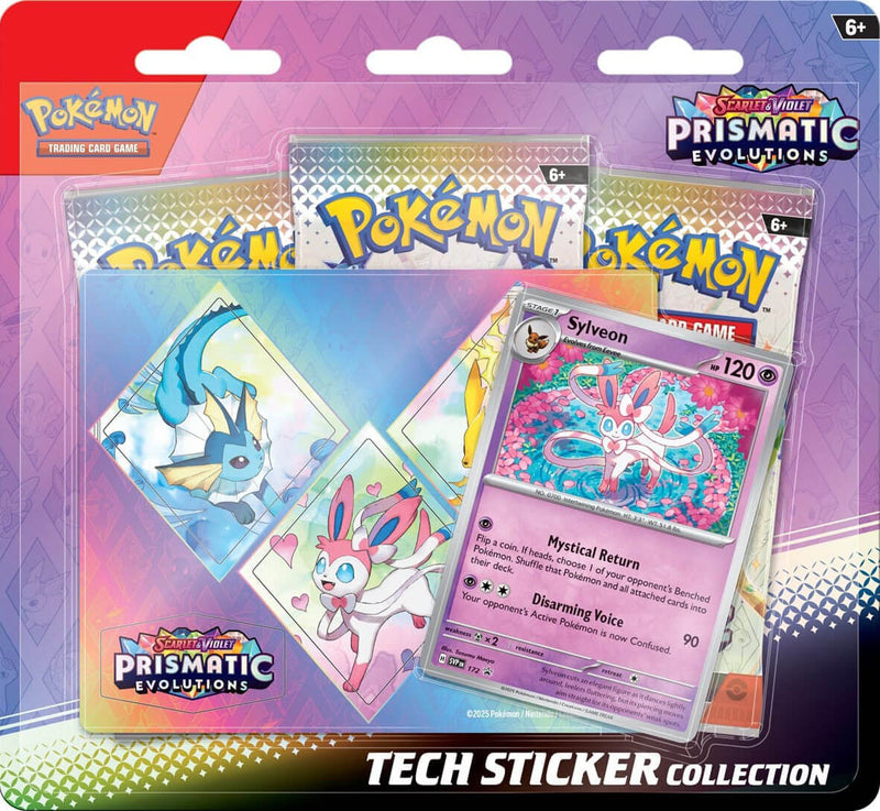 Pokemon TCG: Prismatic Evolutions - Tech Sticker Collection