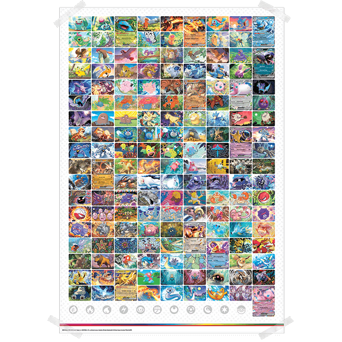 pokemon cards 151 card list 17 Checklist ideas Pokemon TCG 151 Poster Collection